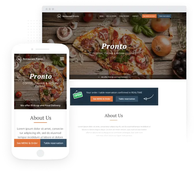 Add takeaway online ordering system to your website