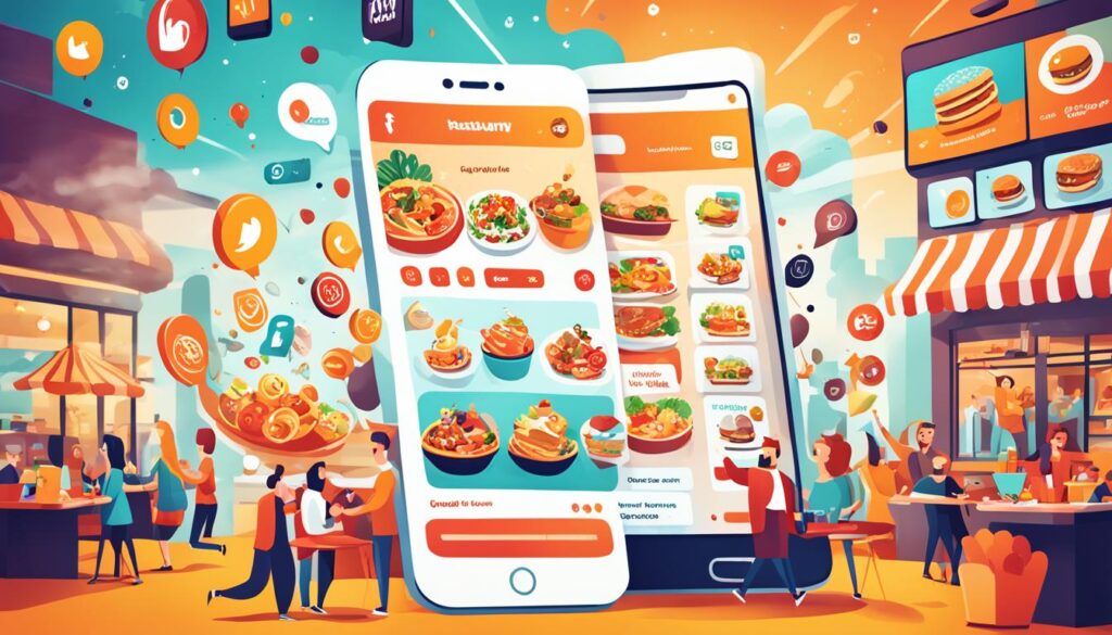 Using social media to promote restaurant online ordering